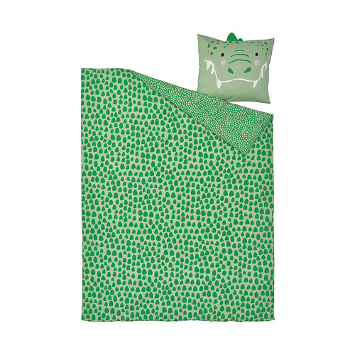NATTHÄGER, duvet cover and pillowcase