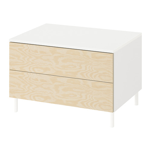 PLATSA chest of 2 drawers