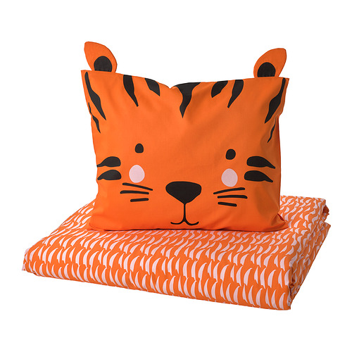 NATTHÄGER, duvet cover and pillowcase