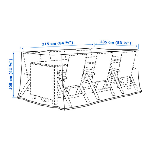 TOSTERÖ cover for furniture set