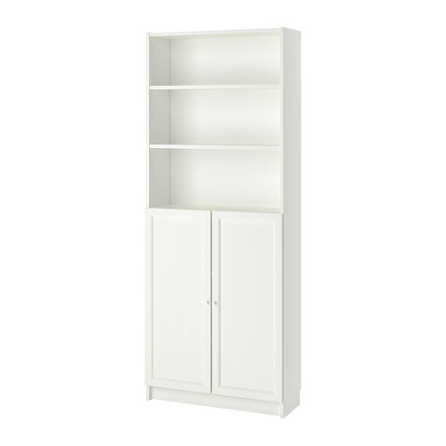 BILLY/OXBERG, bookcase with doors