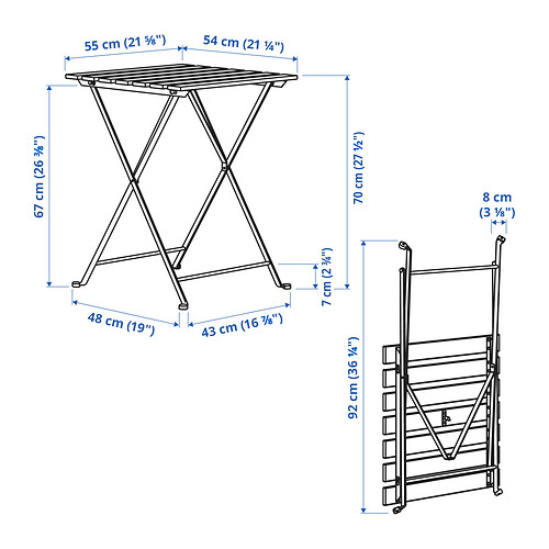 TÄRNÖ table, outdoor
