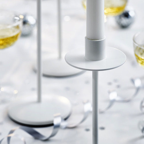 FRÖJDA, candlestick, set of 3