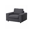 With wide armrests/gunnared medium grey (+11.000,-)