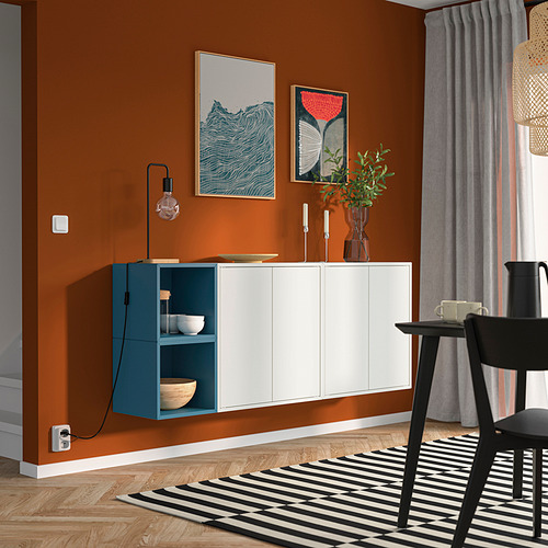 EKET, wall-mounted cabinet combination