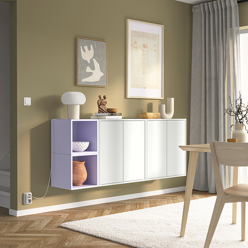 EKET, wall-mounted cabinet combination
