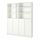 BILLY/OXBERG, bookcase with panel/glass doors