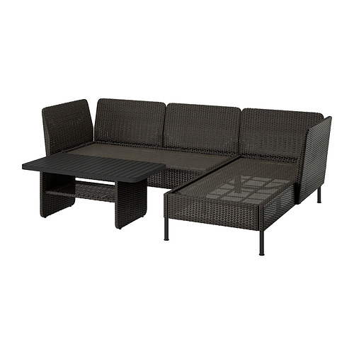 VITTSKÄR, 3-seat conversation set