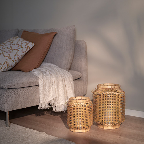 PÅVEFINK, lantern for pillar candle