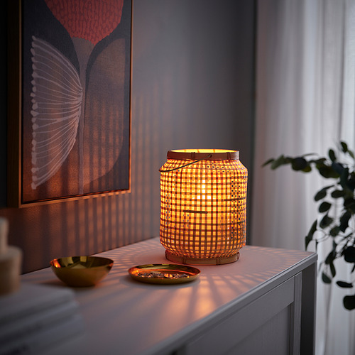 PÅVEFINK, lantern for pillar candle