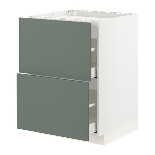 METOD/MAXIMERA, base cab f hob/2 fronts/2 drawers