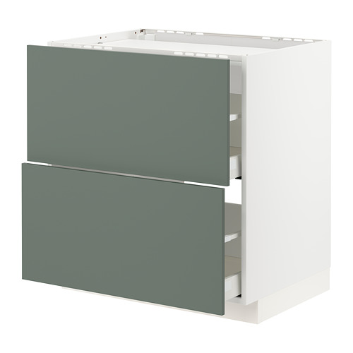 METOD/MAXIMERA, base cab f hob/2 fronts/2 drawers