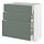 METOD/MAXIMERA, base cabinet with 3 drawers