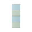 MEHAMN 4 panels for sliding door frame