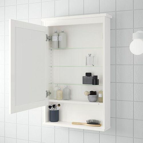 HEMNES, mirror cabinet with 1 door