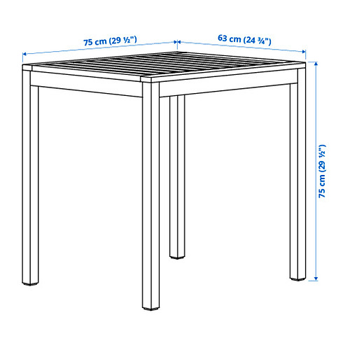 NÄMMARÖ/ENSHOLM, table and 2 chairs