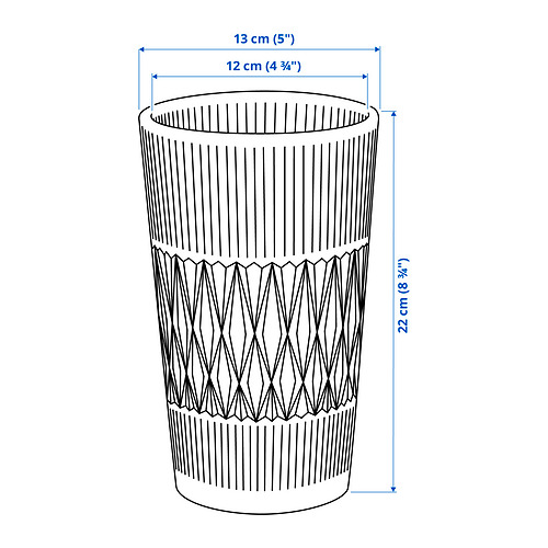 SMÄLLSPIREA vase