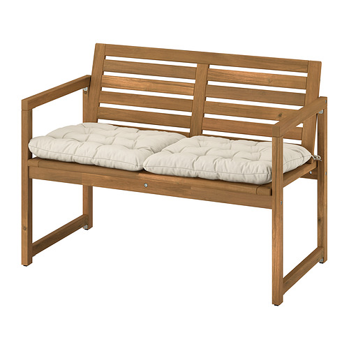 NÄMMARÖ, bekkur með baki og púðum