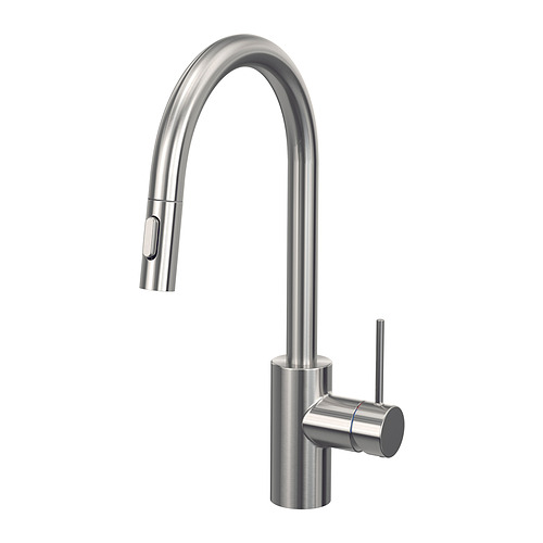 SALLSJÖN, kitchen mixer tap pull out w spray