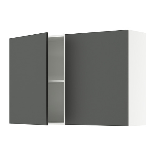 KNOXHULT veggskápur m/hurðum