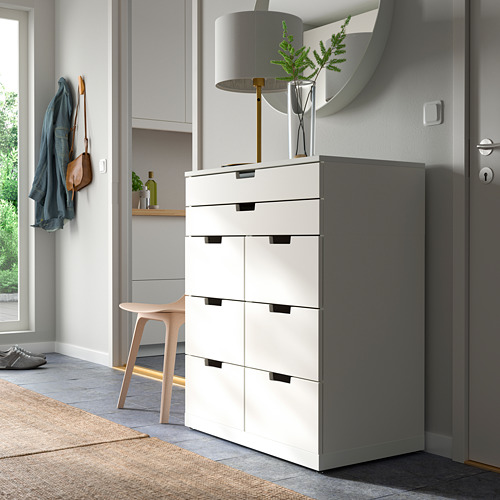 NORDLI, chest of 8 drawers