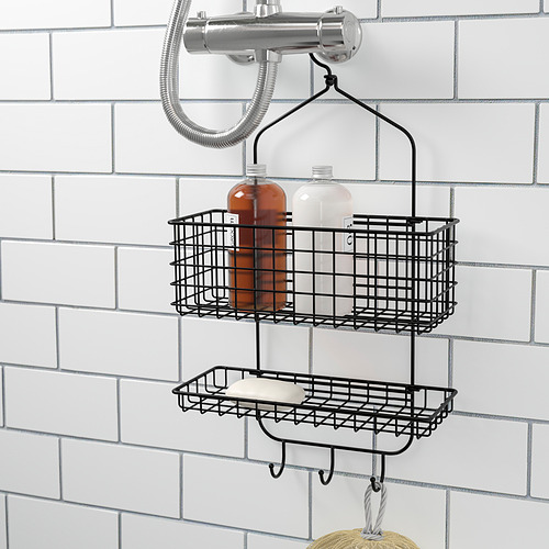 BLECKSJÖN, shower hanger, two tiers