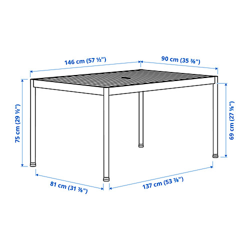 SEGERÖN table, outdoor