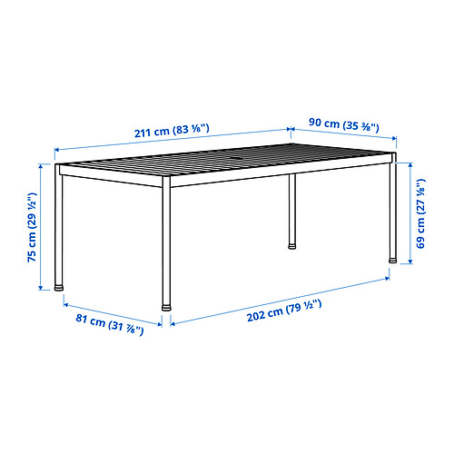 SEGERÖN table, outdoor