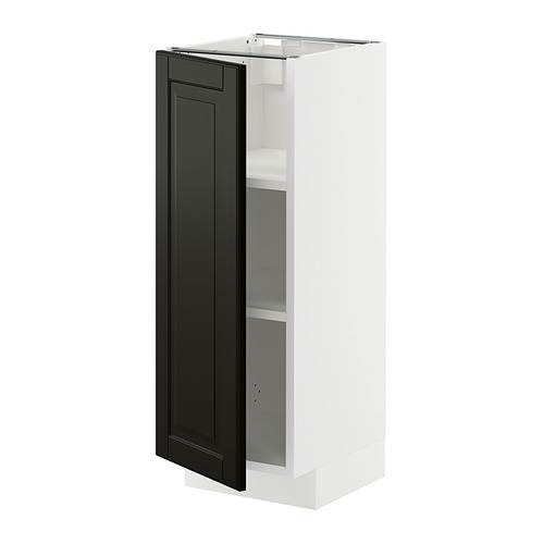 METOD base cabinet with shelves