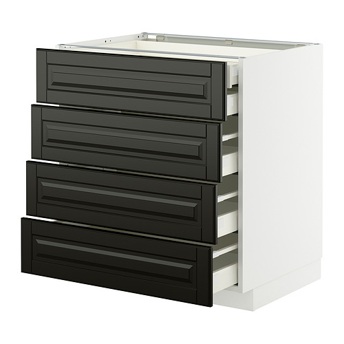 METOD/MAXIMERA, grunnskápur/4framhl, 2lág/3mið skú.