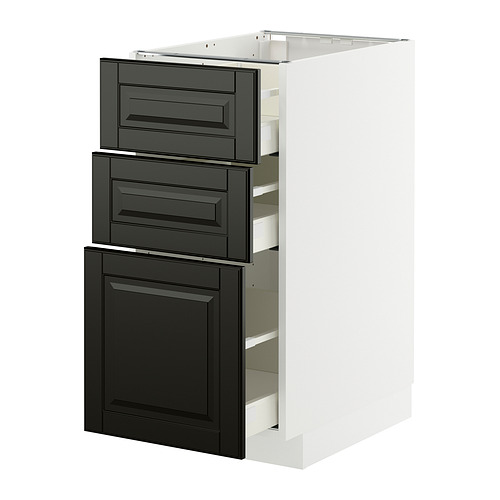 METOD/MAXIMERA base cabinet with 3 drawers