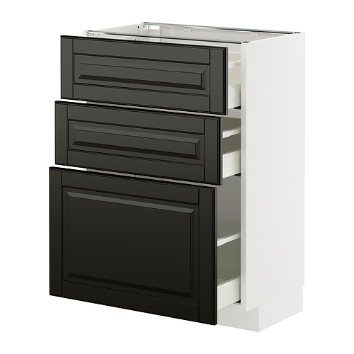METOD/MAXIMERA base cabinet with 3 drawers