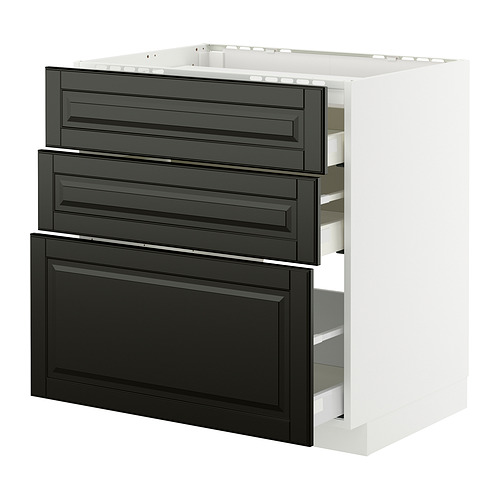 METOD/MAXIMERA base cab f hob/3 fronts/3 drawers