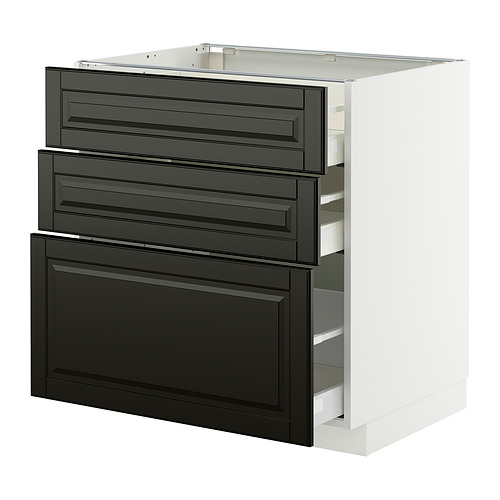 METOD/MAXIMERA base cabinet with 3 drawers