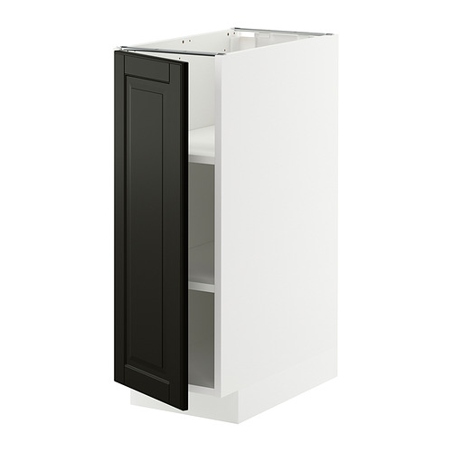METOD base cabinet with shelves
