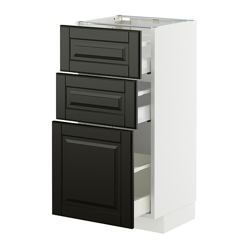METOD/MAXIMERA base cabinet with 3 drawers