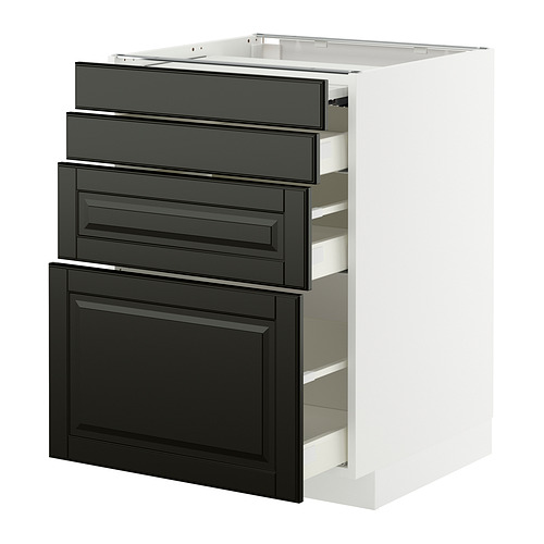 METOD/MAXIMERA bc w pull-out work surface/3drw