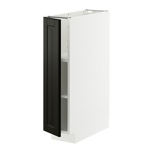 METOD base cabinet with shelves