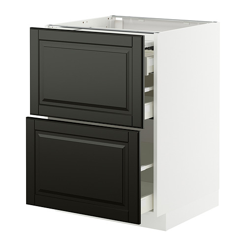 METOD/MAXIMERA bc w pull-out work surface/3drw