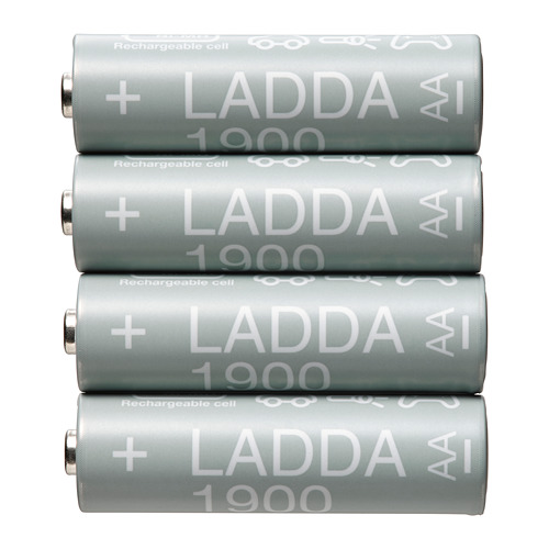 LADDA, rechargeable battery
