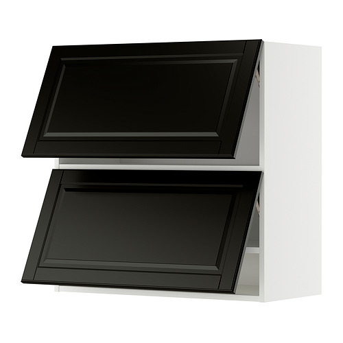 METOD wall cabinet horizontal w 2 doors