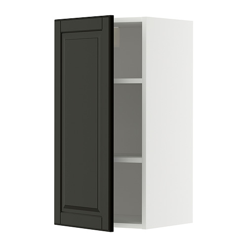 METOD wall cabinet with shelves