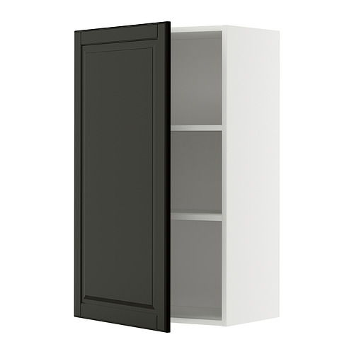 METOD wall cabinet with shelves