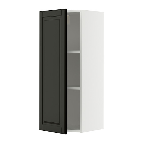 METOD wall cabinet with shelves