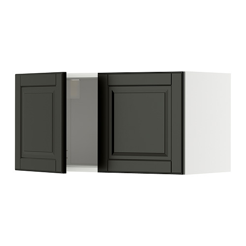 METOD wall cabinet with 2 doors