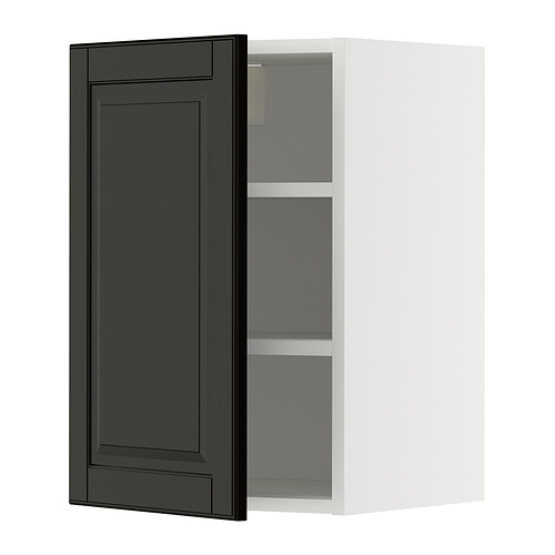 METOD wall cabinet with shelves