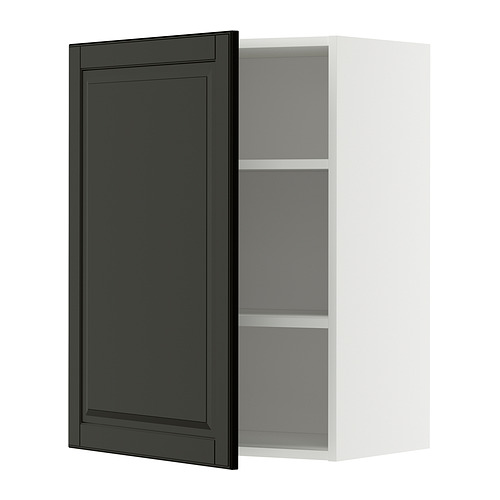 METOD wall cabinet with shelves