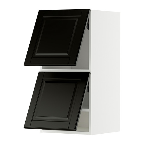 METOD wall cabinet horizontal w 2 doors