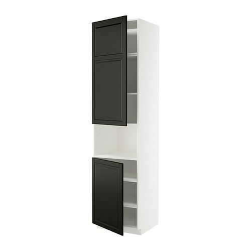 METOD high cab f micro w 2 doors/shelves