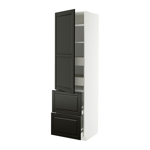 METOD/MAXIMERA hi cab w shlvs/4 drawers/dr/2 frnts